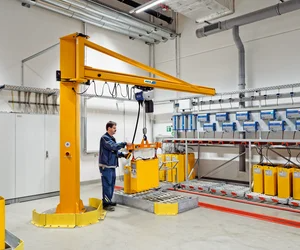 Grúa pluma de columna LS