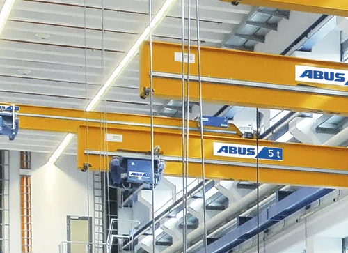 Grúa consola monorriel