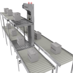 PR14 Vertical Conveyor for Dual-Line Transfer